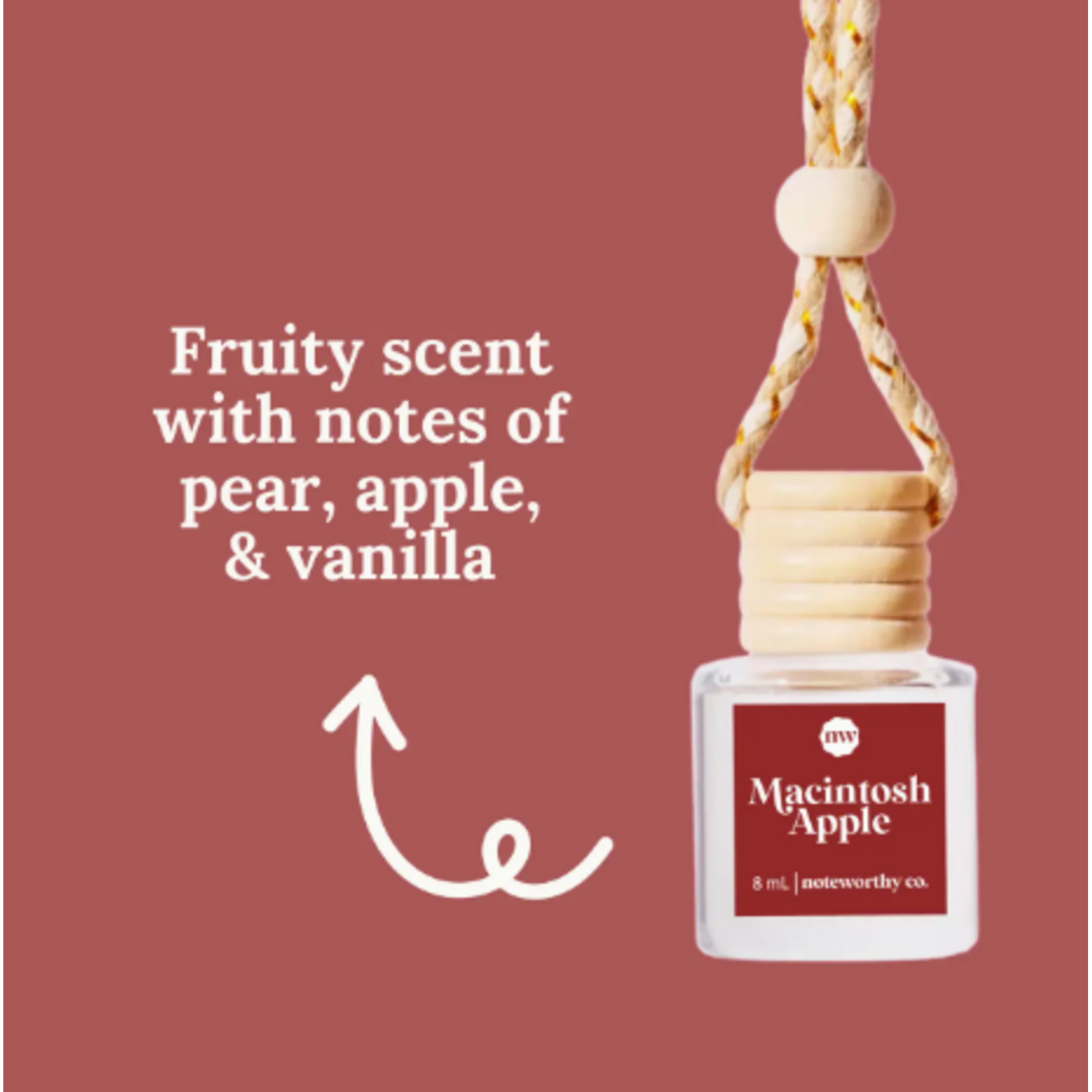 Noteworthy Co. Noteworthy Co. Car Diffuser Macintosh Apple