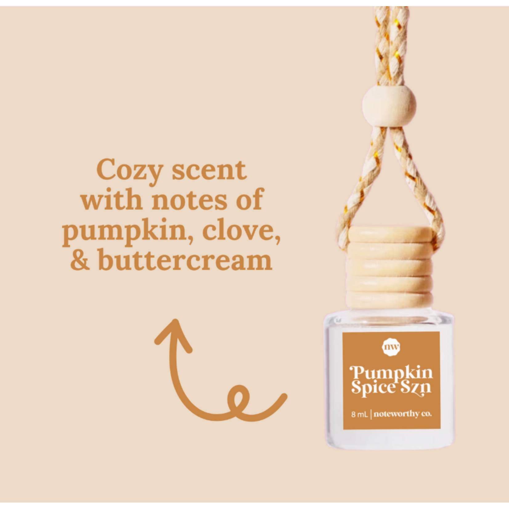 Noteworthy Co. Noteworthy Co. Car Diffuser Pumpkin Spice Season