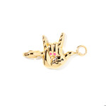 Charm Collective Charm Collective Charm I Love You Sign