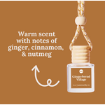 Noteworthy Co. Noteworthy Co. Car Diffuser Gingerbread Village