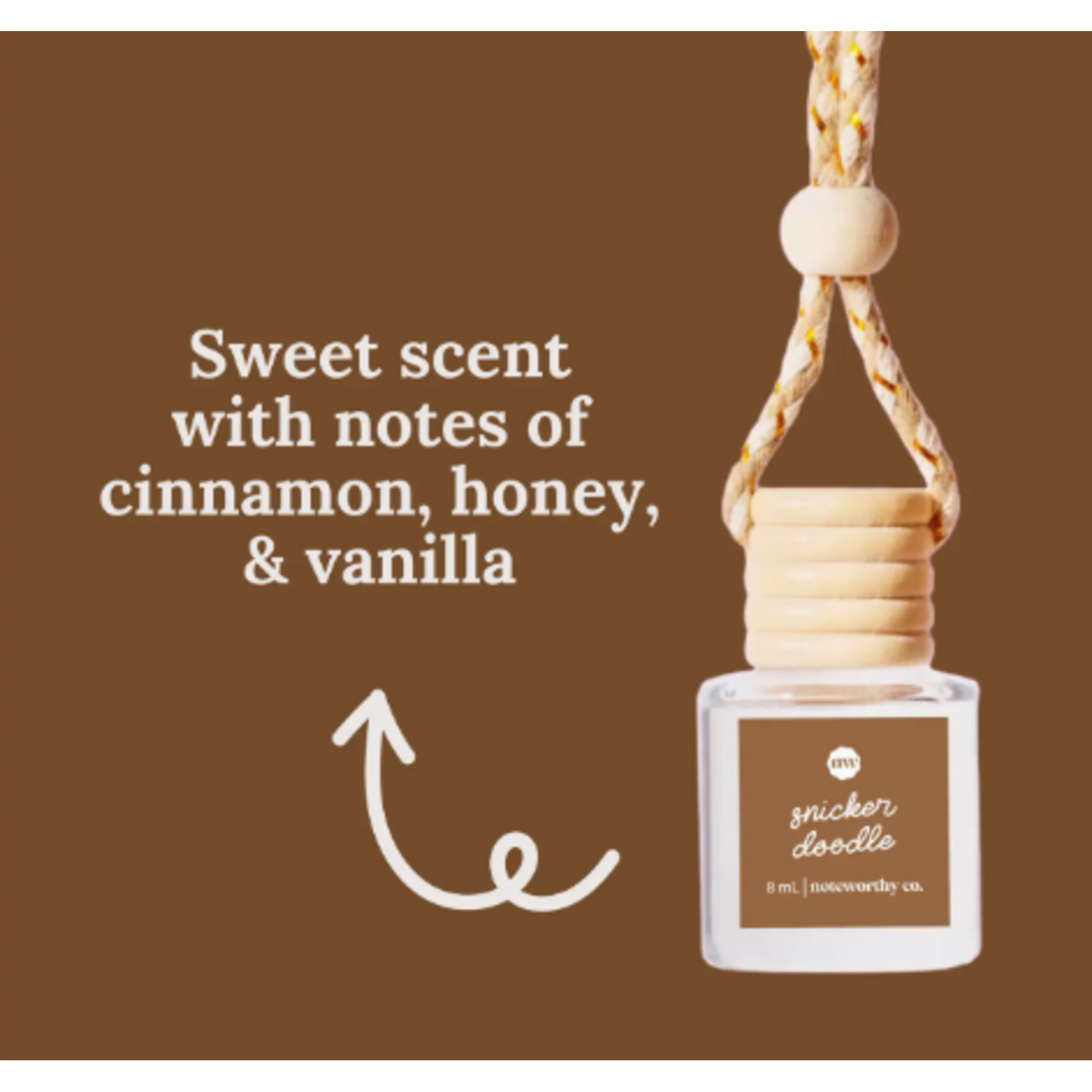 Noteworthy Co. Noteworthy Co. Car Diffuser Snickerdoodle