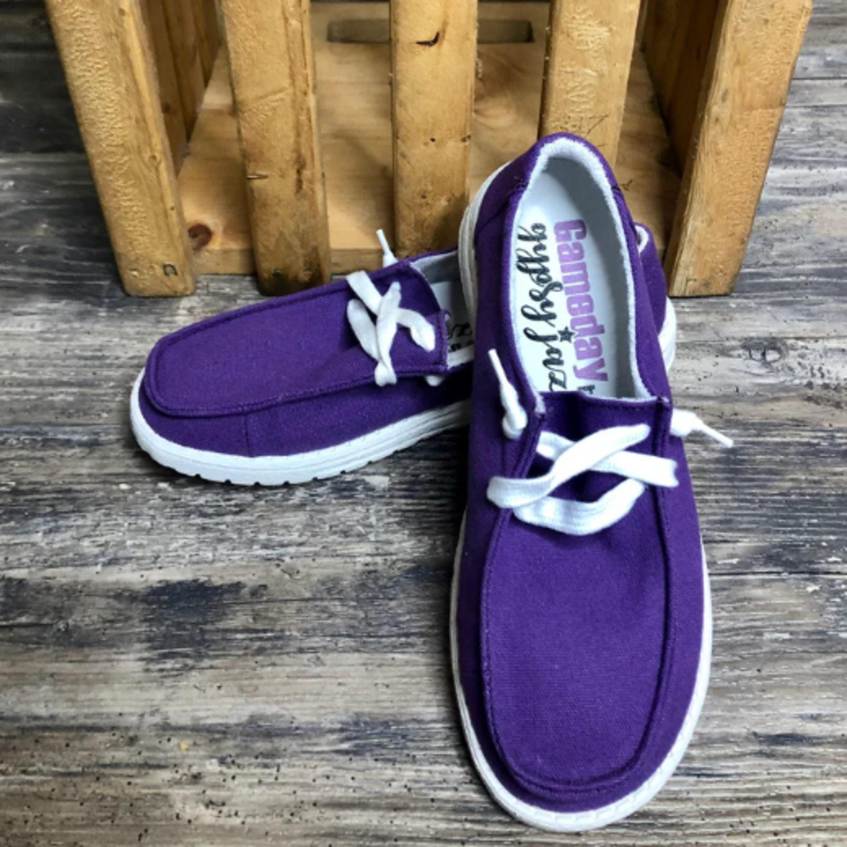 Gypsy Jazz Gypsy Jazz Game Day 2 Slip On Purple
