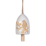 Gerson Ceramic Bird Chime White