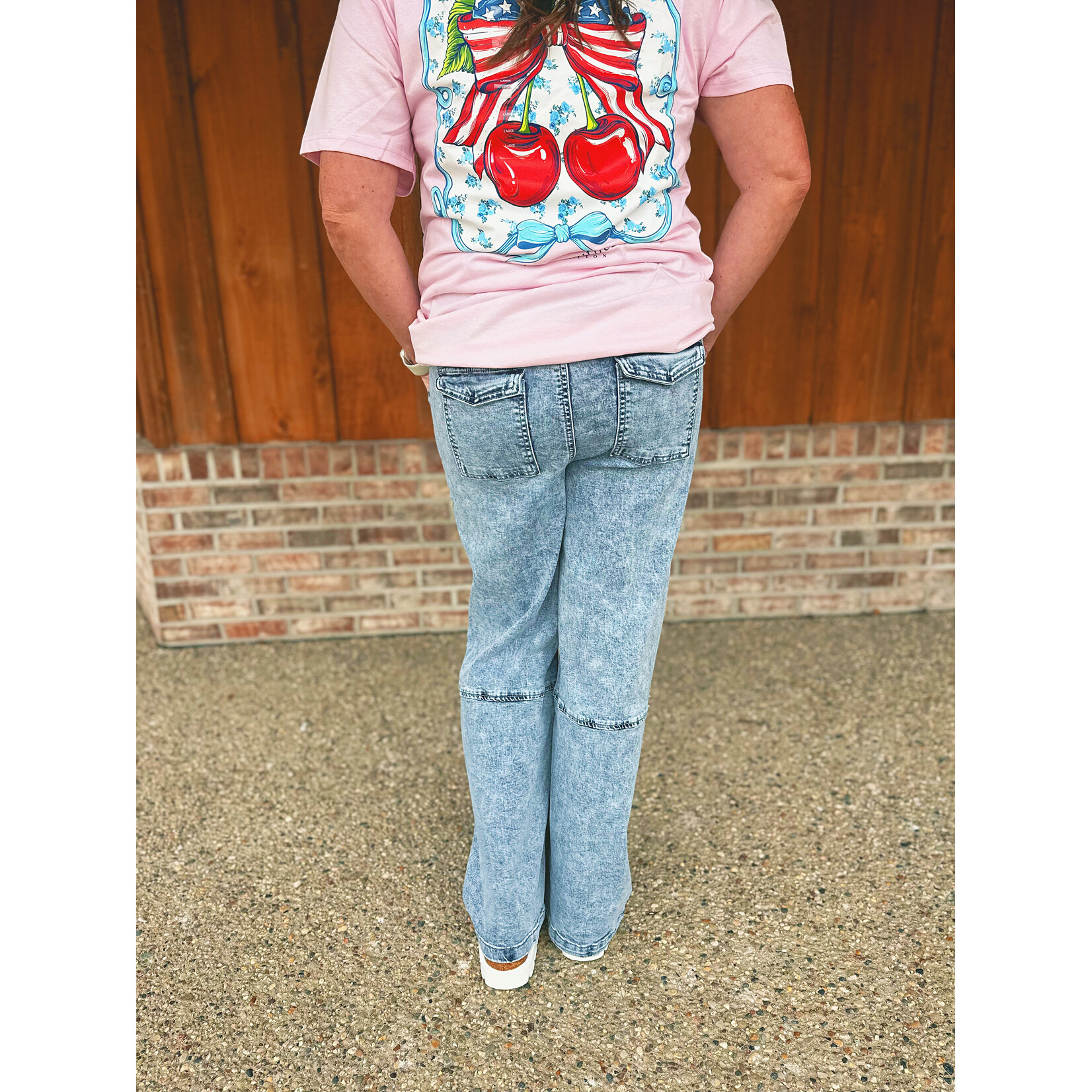 Simply Southern Simply Southern Denim Utility Pant