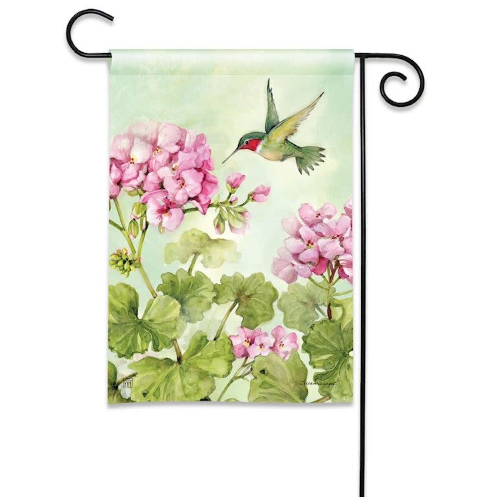 Studio M Hummingbird Garden Flag