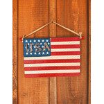 Gerson Metal Hanging USA Flag Decor