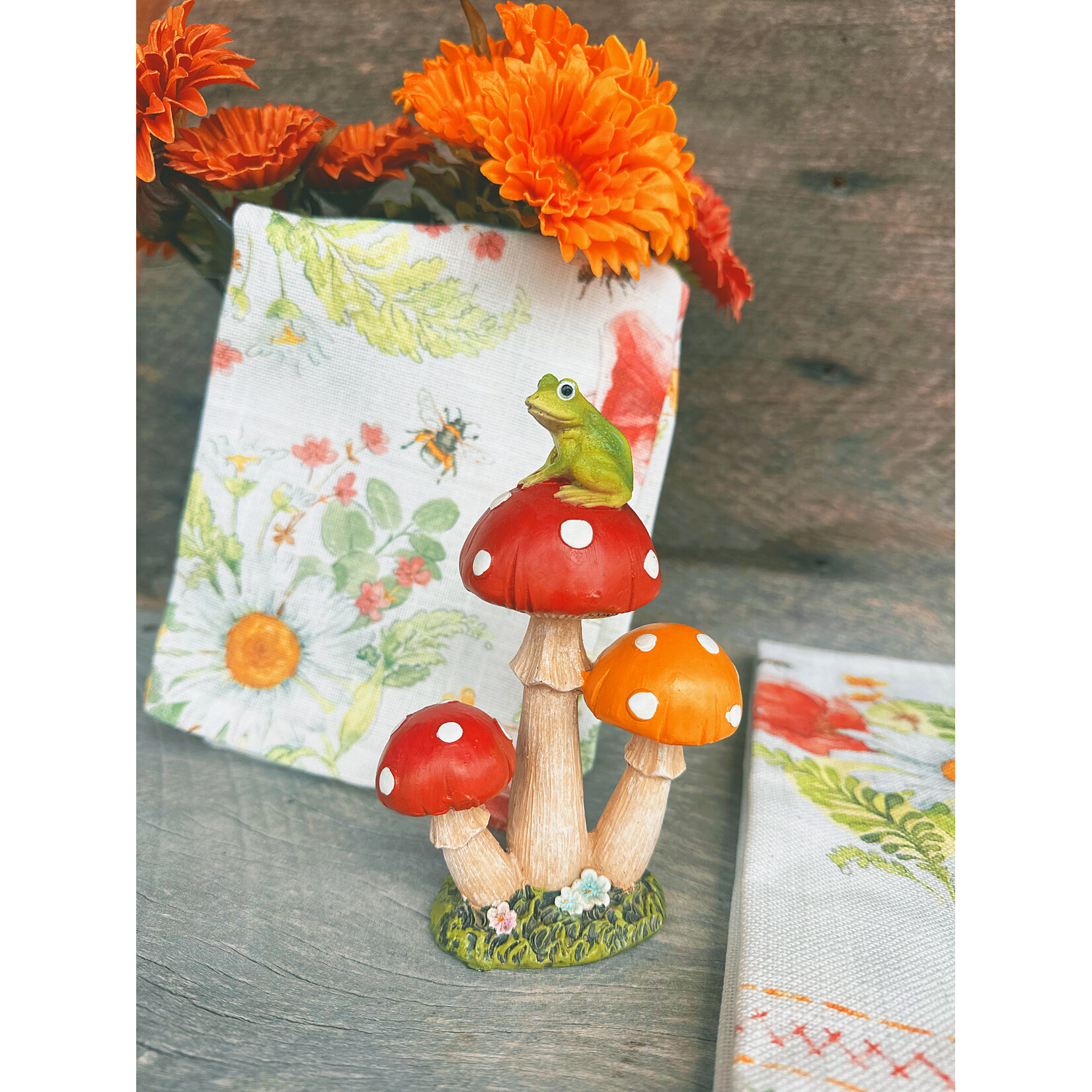 Gerson Mushrooms w/Frog