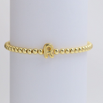 Josslyn Josslyn Gold Initial Monogram Bubble Beaded Bracelet R