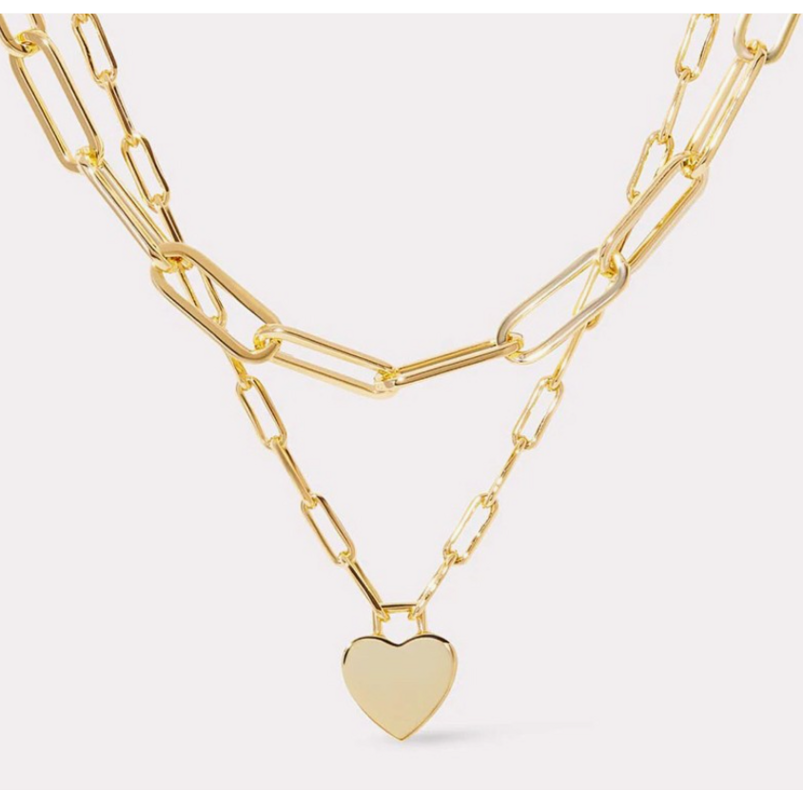 Josslyn Josslyn Stainless Steel Tarnish Free Layered Necklace Gold