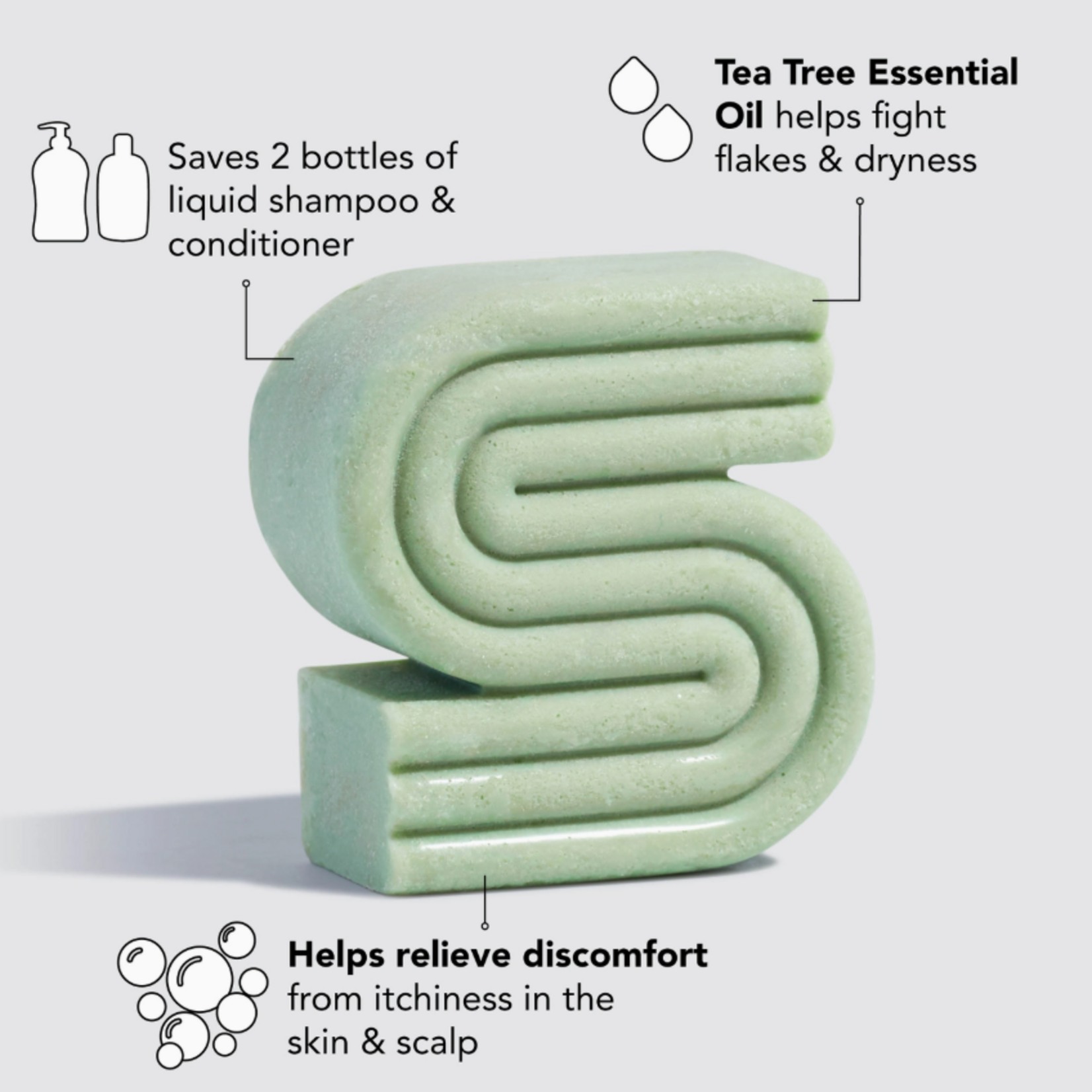 Kitsch Kitsch Tea Tree & Mint Clarifying Shampoo Bar