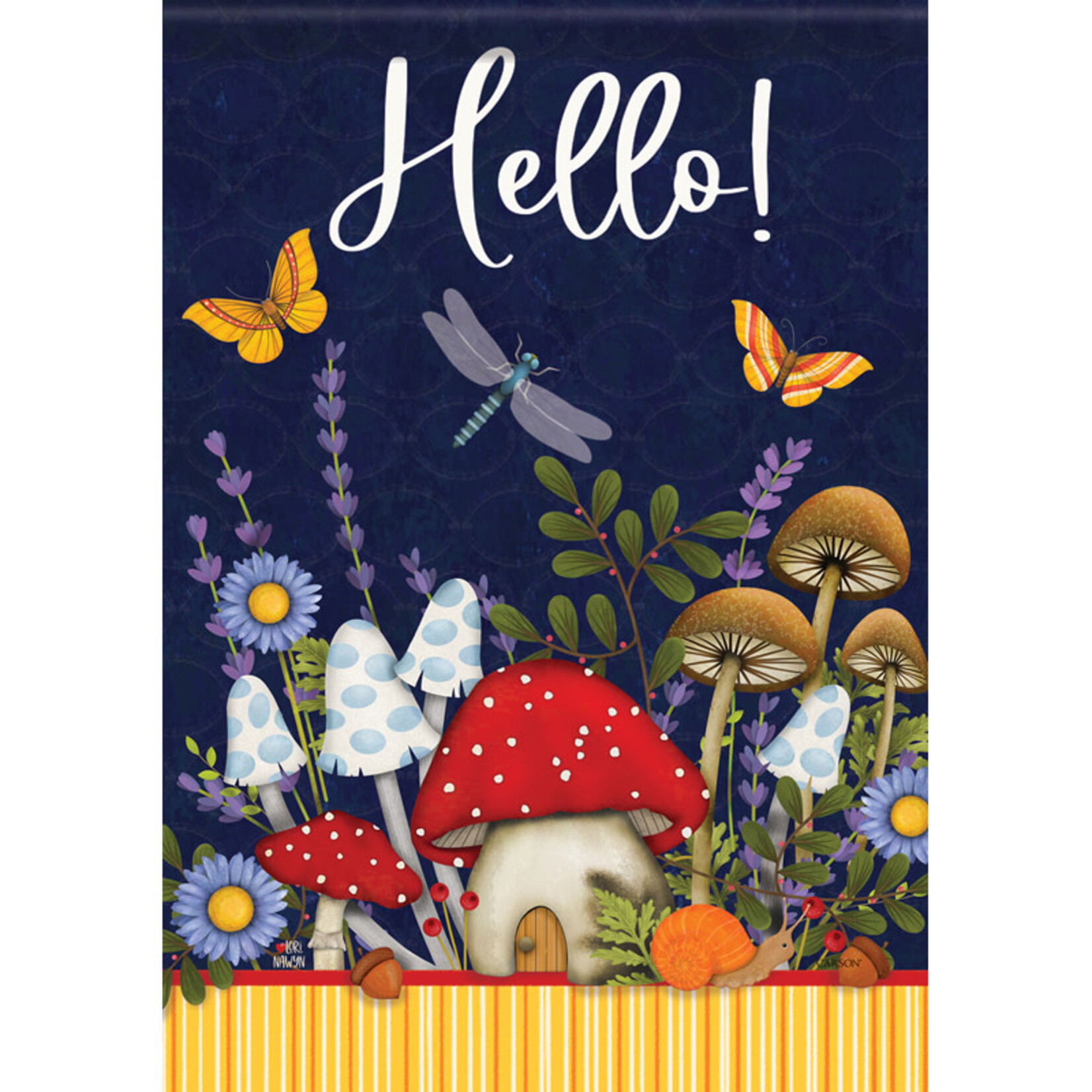 Carson Mushroom Medley Garden Flag