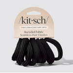 Kitsch Kitsch Seamless Elastic Hair Ties 8pc Set Black