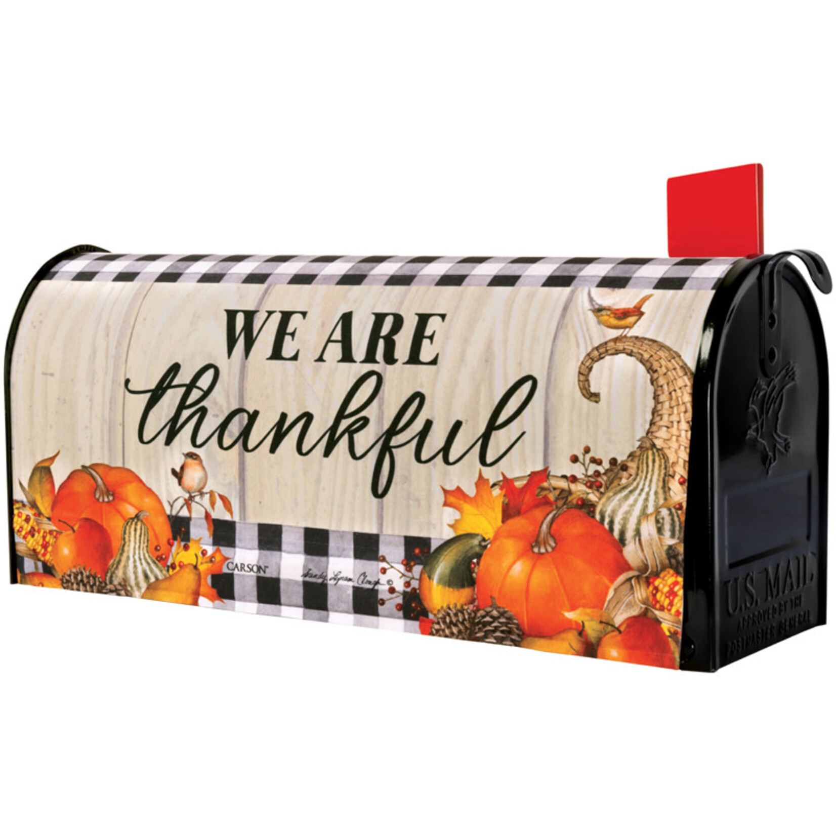 Carson Thankful Cornucopia Mailbox Cover