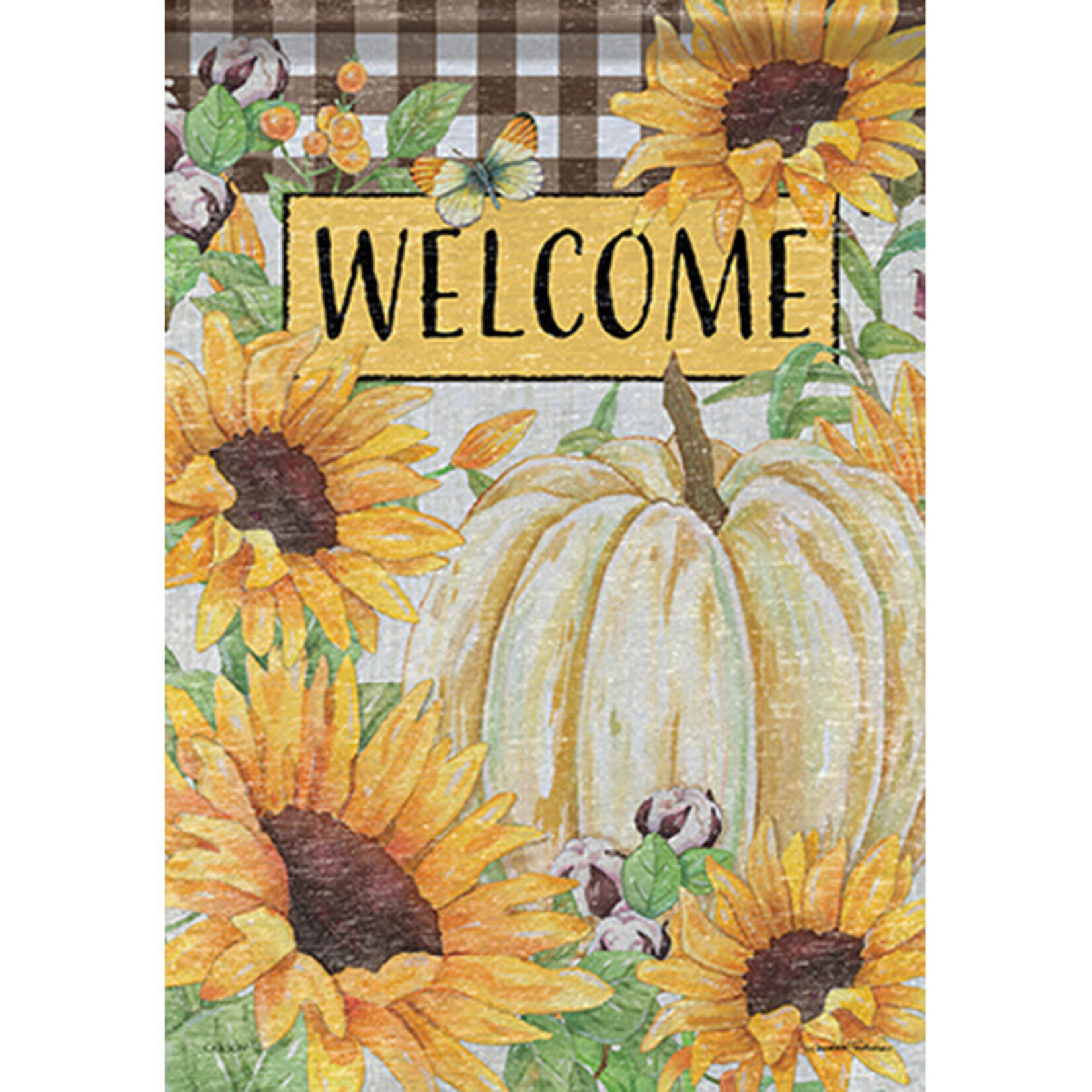 Carson Fall Sunflowers Garden Flag