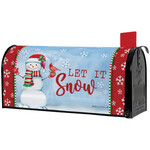 Carson Snowman Cardinal Mailbox Cover
