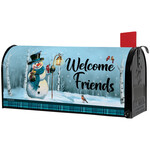 Carson Snowman Cardinal Mailbox Cover