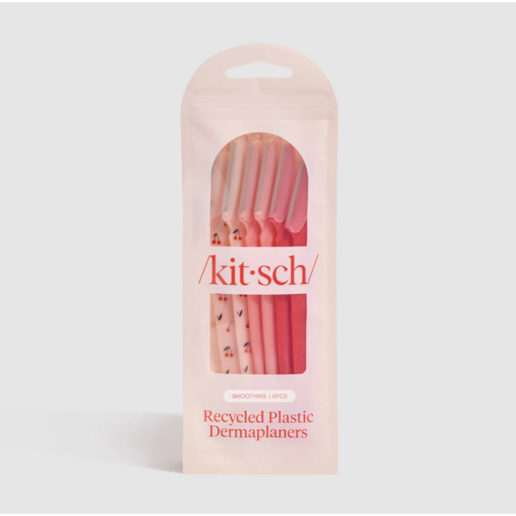 Kitsch Kitsch Plastic Dermaplaners 6pc Set Cherry Blossom