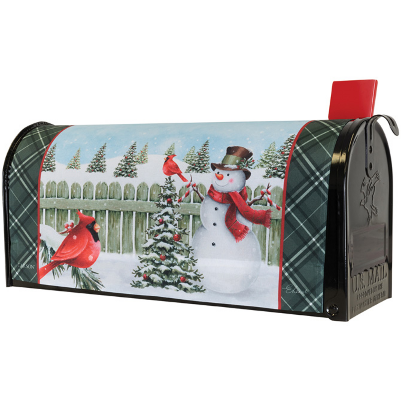 Carson Snowy Friends Mailbox Cover