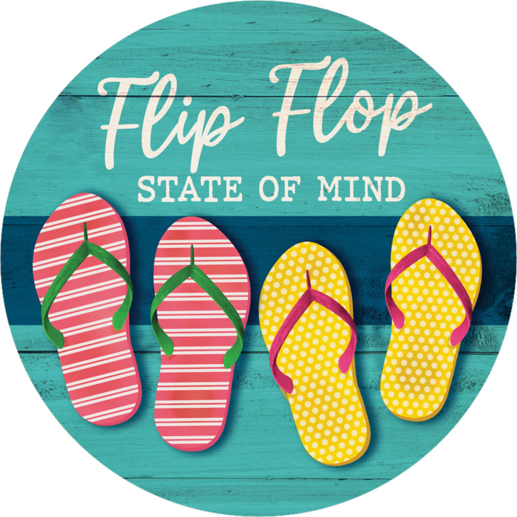 Carson Flip Flops Car Coaster