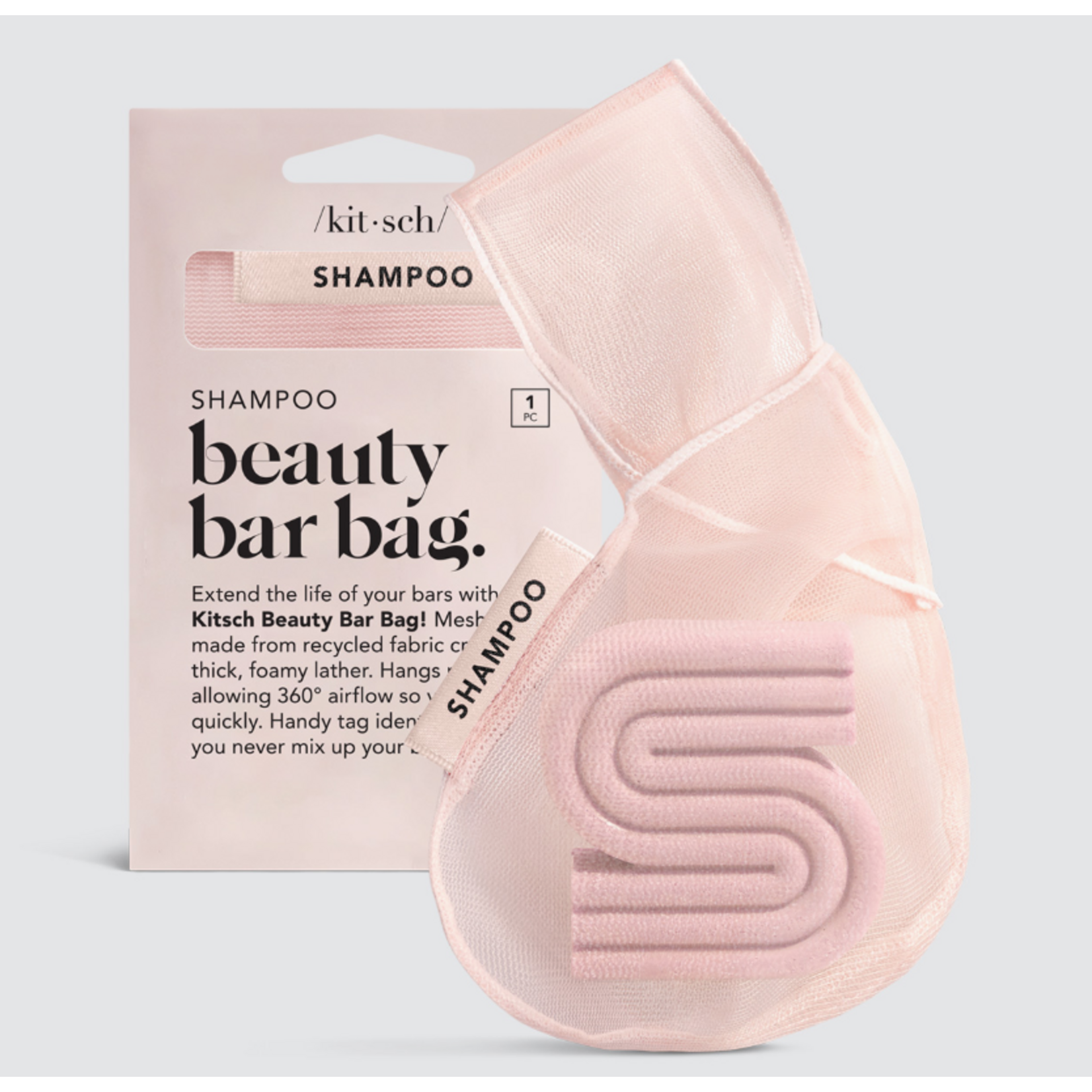 Kitsch Kitsch Body Wash Beauty Bar Bag Blush