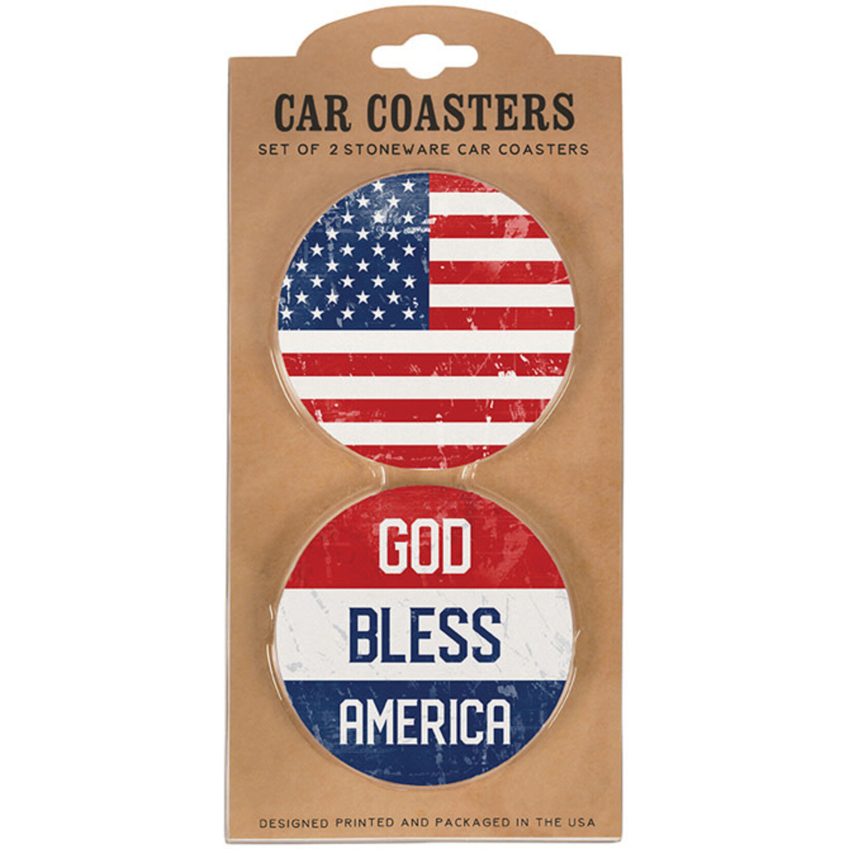 Carson USA Car Coaster Set