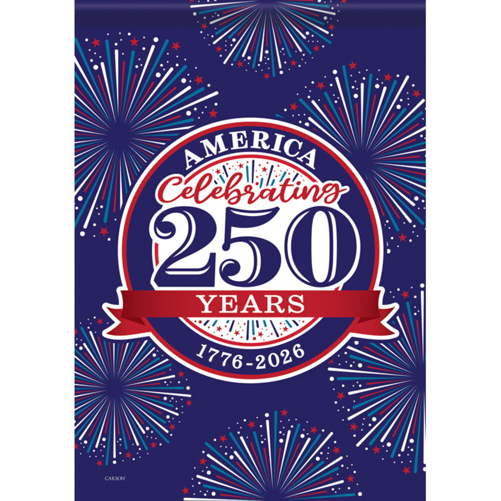 Carson America 250 Years Garden Flag