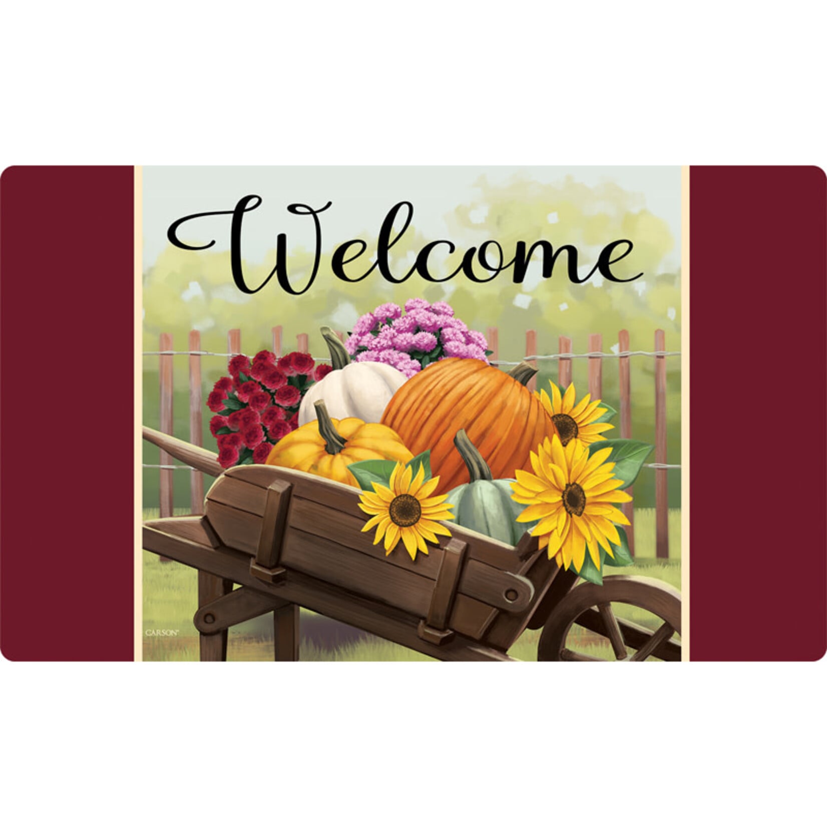 Carson Harvest Wagon Welcome MatMate