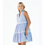 Simply Southern Simply Southern Coastal Prep Dress Blue Stripe