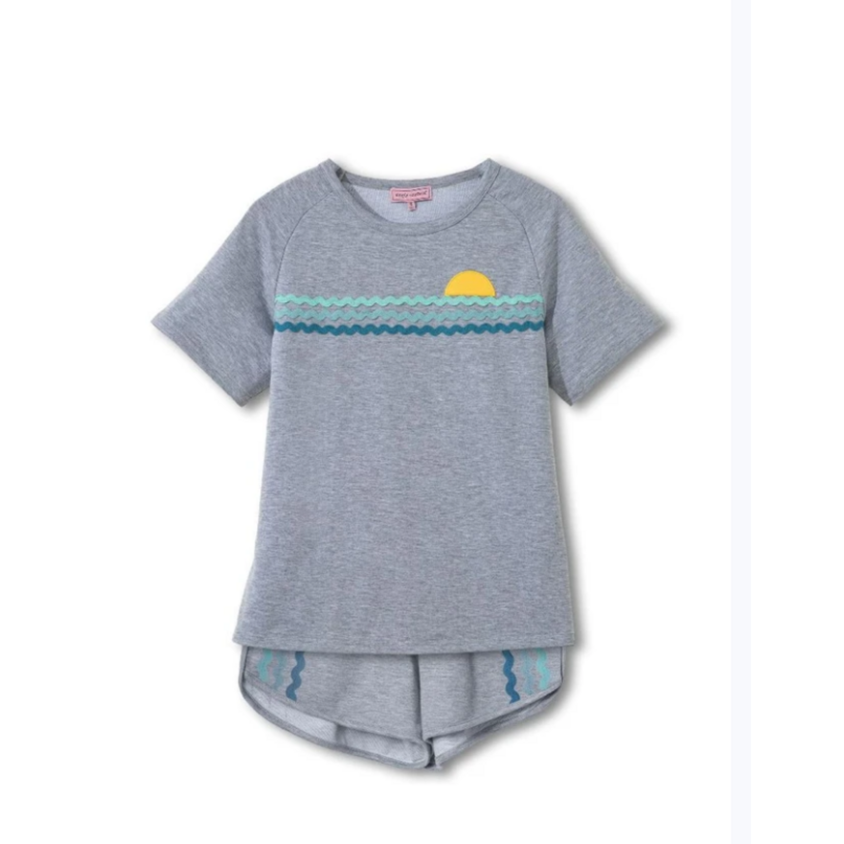 Simply Southern Simply Southern Sunset Lover Set Heather Grey