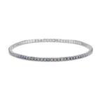 My Fun Colors My Fun Colors Petite Crystal Tennis Bracelet Blue Opal/Silver