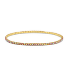 My Fun Colors My Fun Colors Petite Crystal Tennis Bracelet Hyacinth/Gold