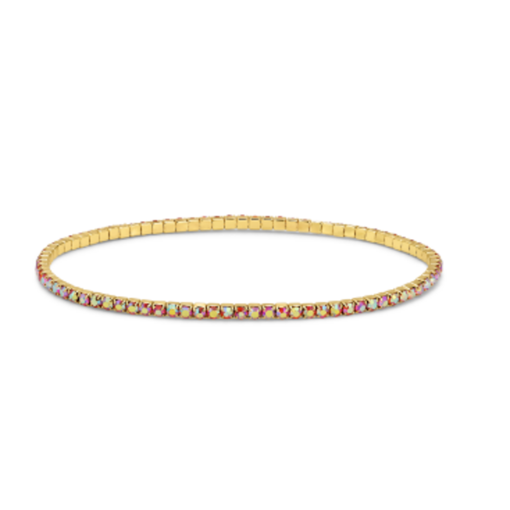 My Fun Colors My Fun Colors Petite Crystal Tennis Bracelet Hyacinth/Gold