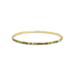 My Fun Colors My Fun Colors Petite Crystal Tennis Bracelet Olive Mix/Gold