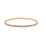 My Fun Colors My Fun Colors Petite Crystal Tennis Bracelet Pink Opan Mix/Gold