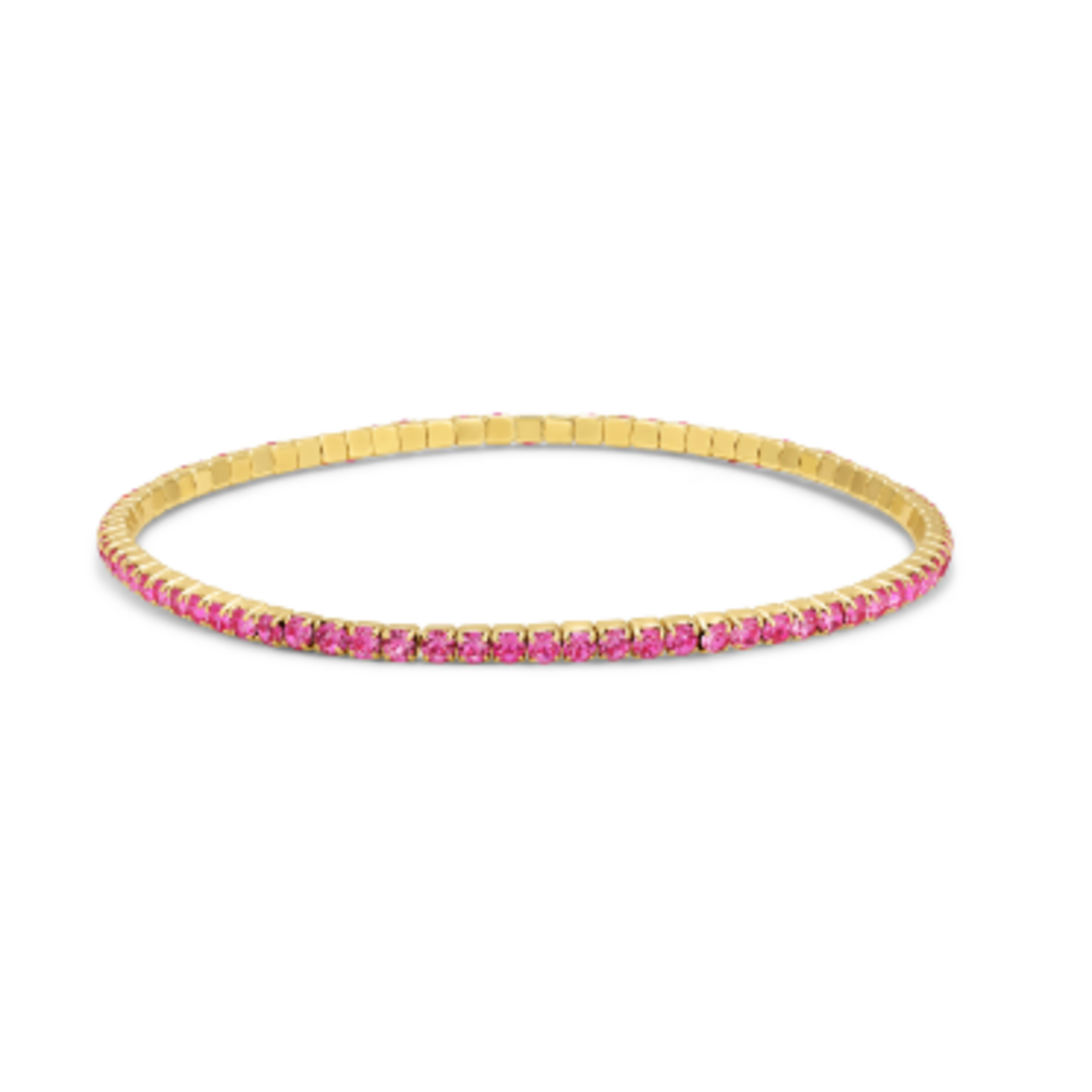 My Fun Colors My Fun Colors Petite Crystal Tennis Bracelet Air Rose/Gold