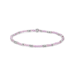 My Fun Colors My Fun Colors Crystal Beaded Bracelet Lavender Silver