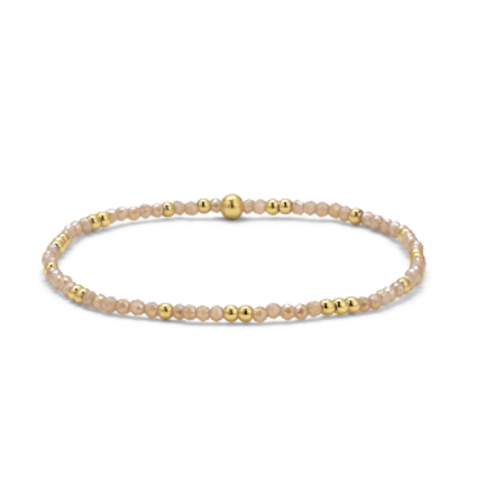 My Fun Colors My Fun Colors Crystal Beaded Bracelet Sahara Gold