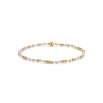 My Fun Colors My Fun Colors Crystal Beaded Bracelet Cream Mix Gold