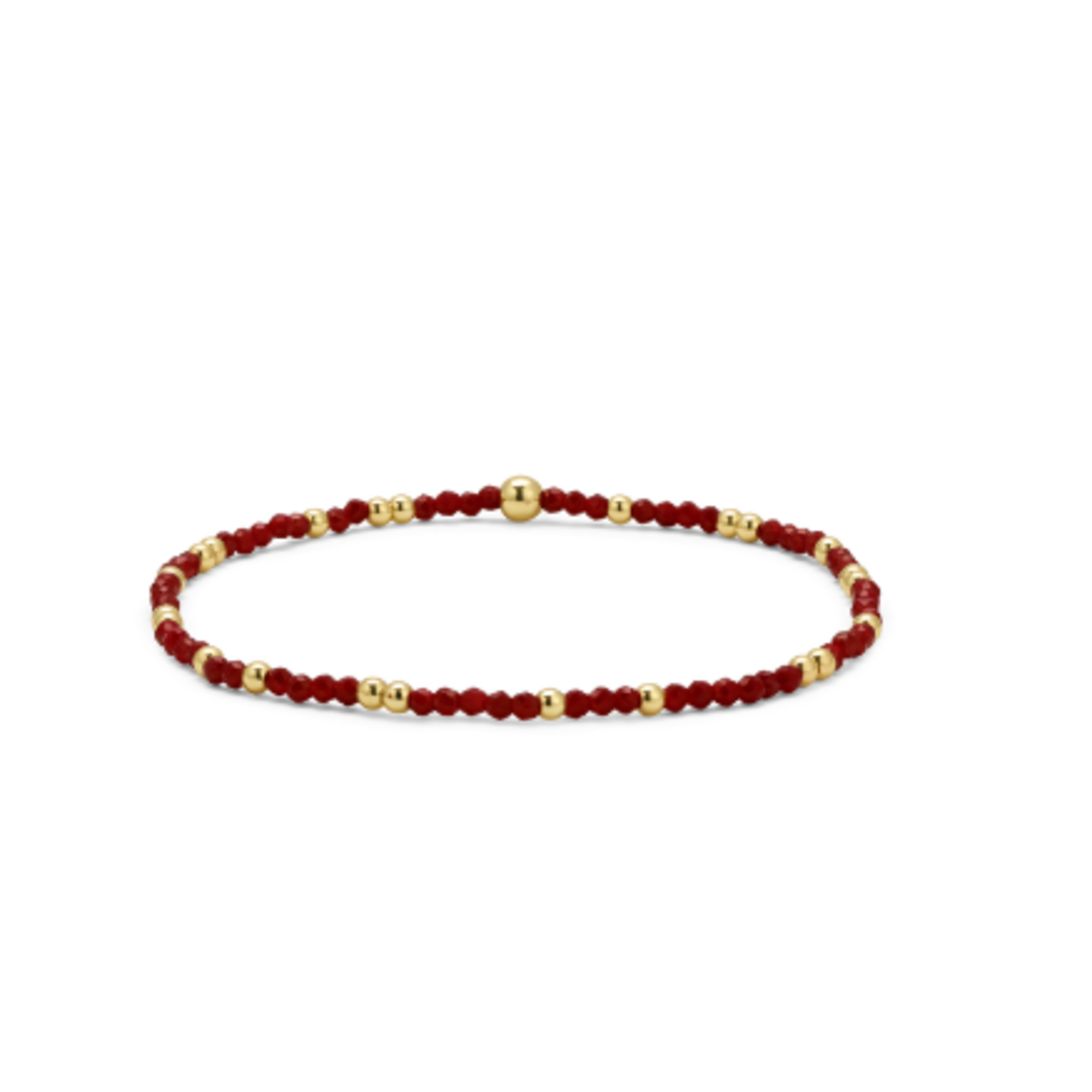 My Fun Colors My Fun Colors Crystal Beaded Bracelet Cabernet Gold