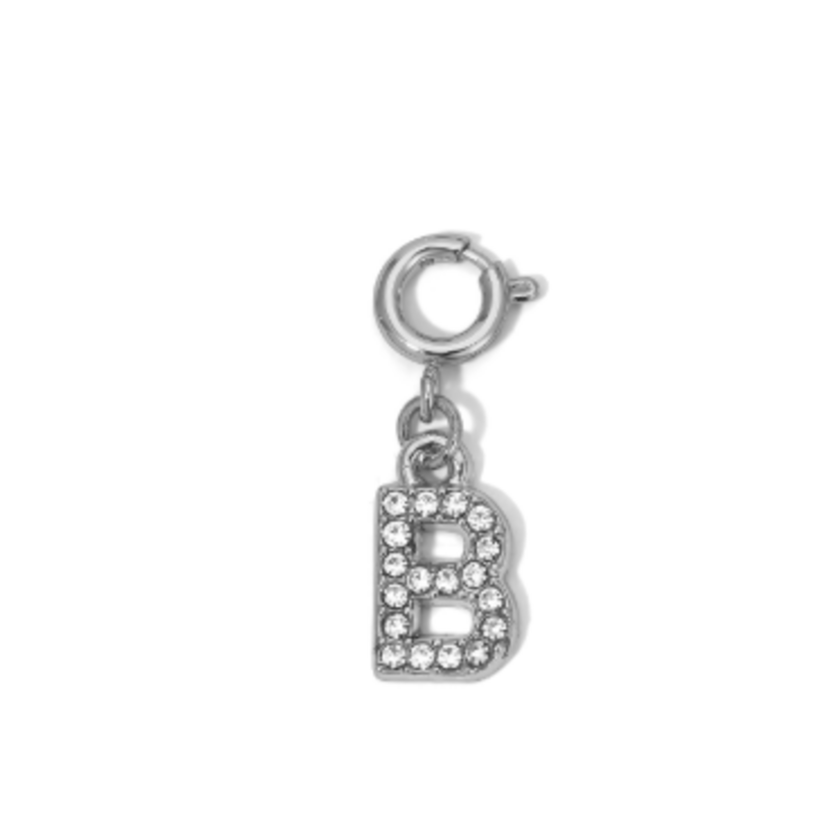 My Fun Colors My Fun Colors Rhinestone Initial Silver B