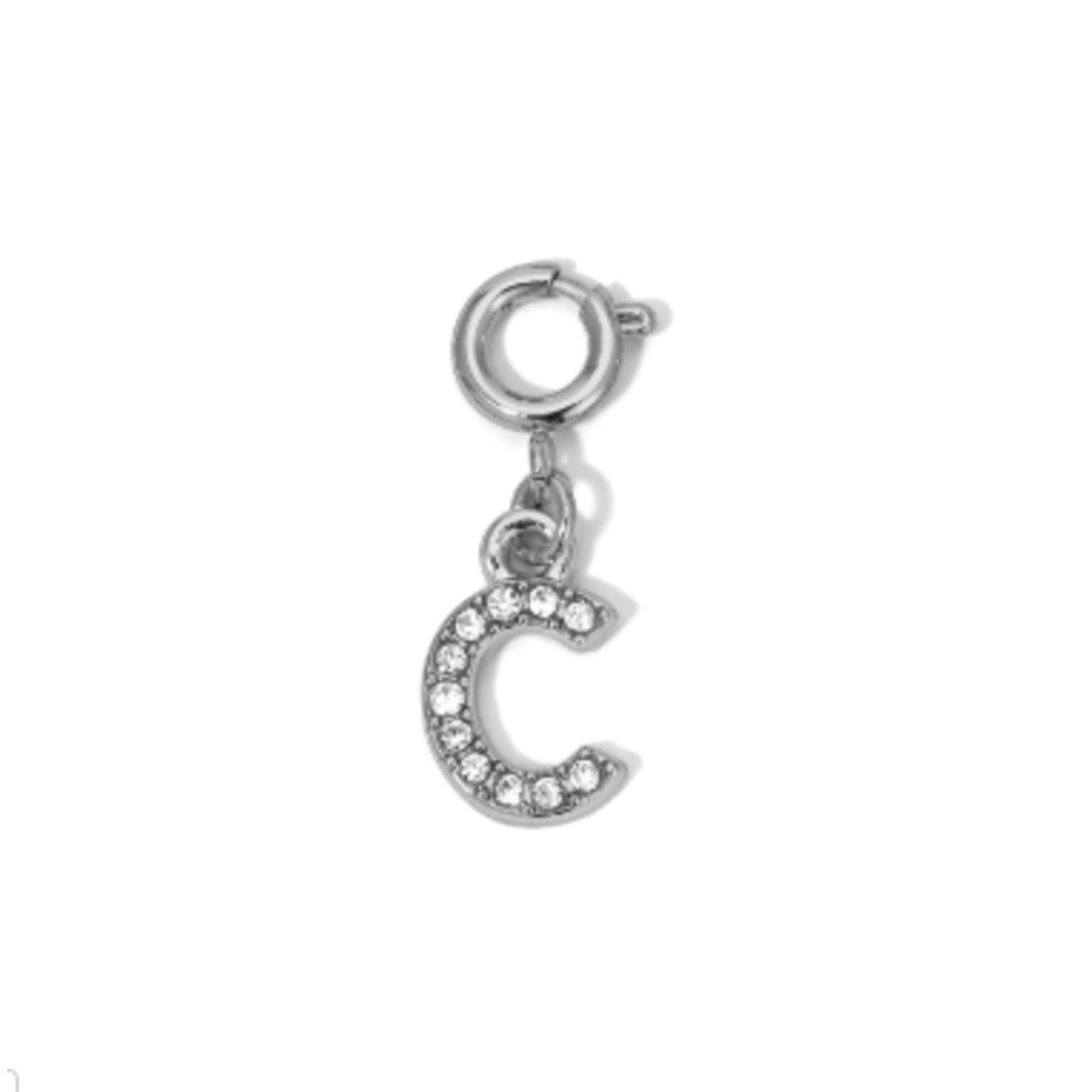 My Fun Colors My Fun Colors Rhinestone Initial Silver C