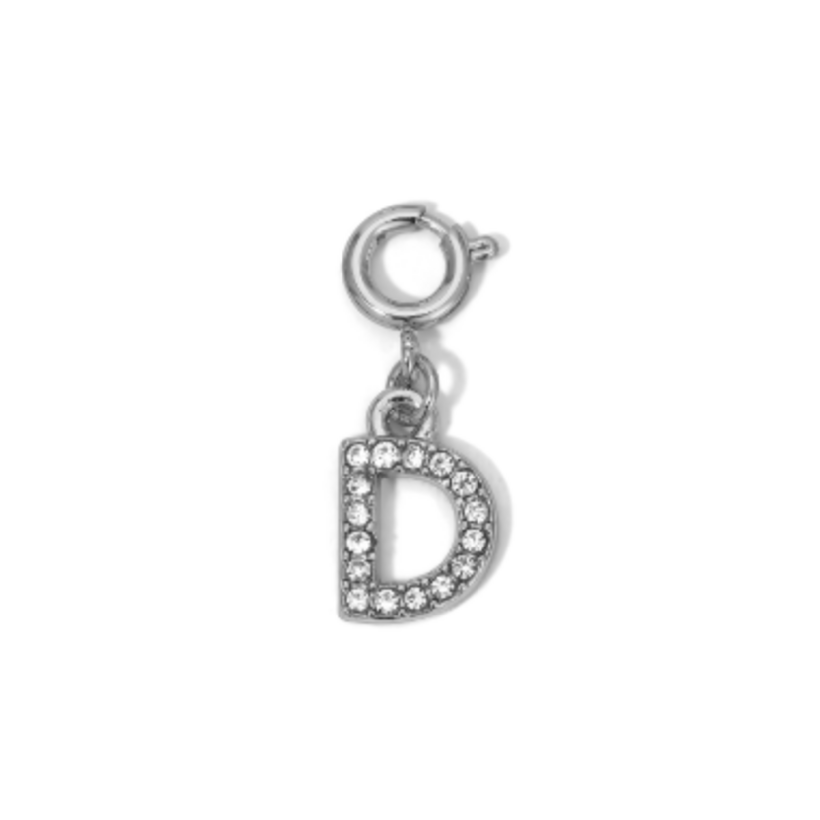 My Fun Colors My Fun Colors Rhinestone Initial Silver D