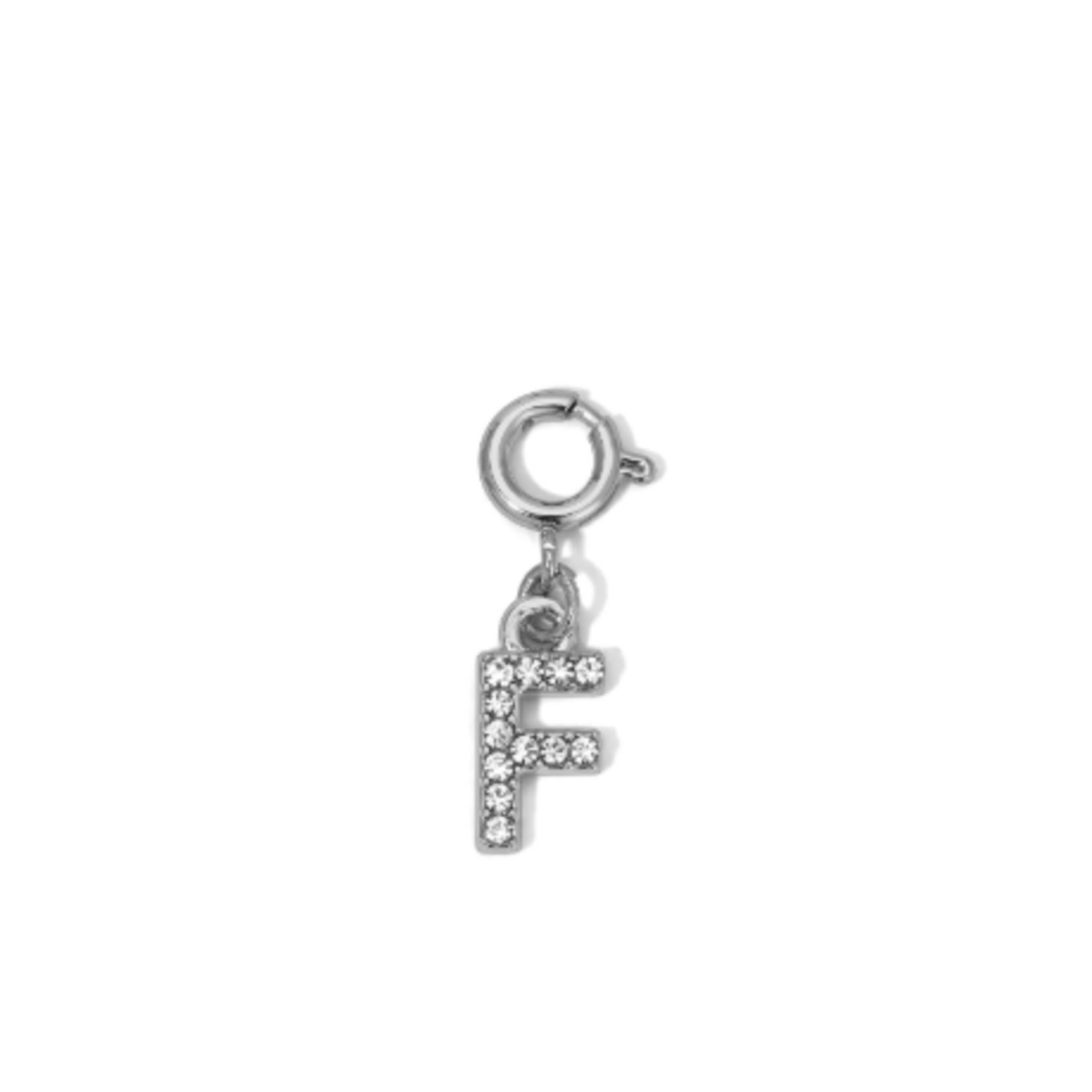 My Fun Colors My Fun Colors Rhinestone Initial Silver F