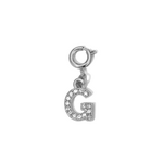 My Fun Colors My Fun Colors Rhinestone Initial Silver G