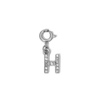My Fun Colors My Fun Colors Rhinestone Initial Silver H