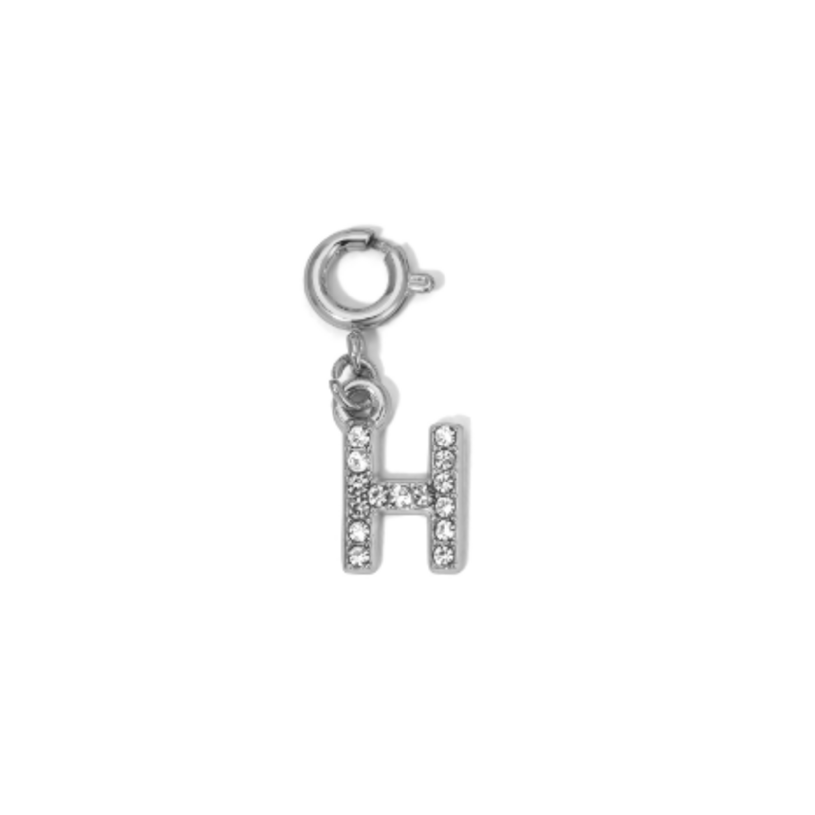 My Fun Colors My Fun Colors Rhinestone Initial Silver H