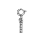 My Fun Colors My Fun Colors Rhinestone Initial Silver I