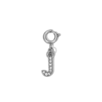 My Fun Colors My Fun Colors Rhinestone Initial Silver J