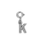 My Fun Colors My Fun Colors Rhinestone Initial Silver K