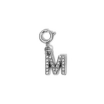 My Fun Colors My Fun Colors Rhinestone Initial Silver M